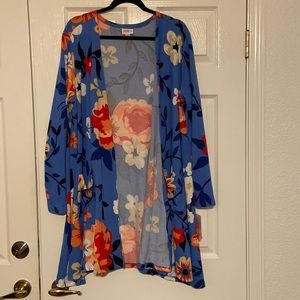 Lularoe Caroline swing cardigan.  Size XL and NWT
